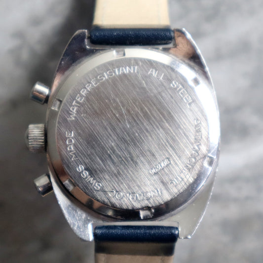 Vintage Bucherer Incabloc Chronograph 1970s | Valjoux 7733