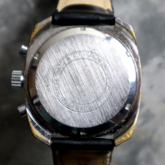 Erosa 1970's Vintage Chronograph Valjoux 7734 Reverse Panda