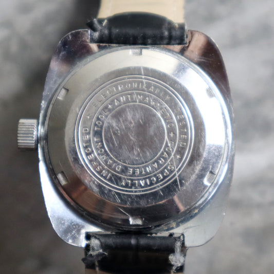 Naval Fellowcrest Date Divers Style Vintage Watch Early 70's