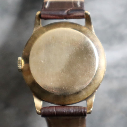 Vintage Tudor 1953 Solid 9k Gold Fantastic Linen Dial | Serviced