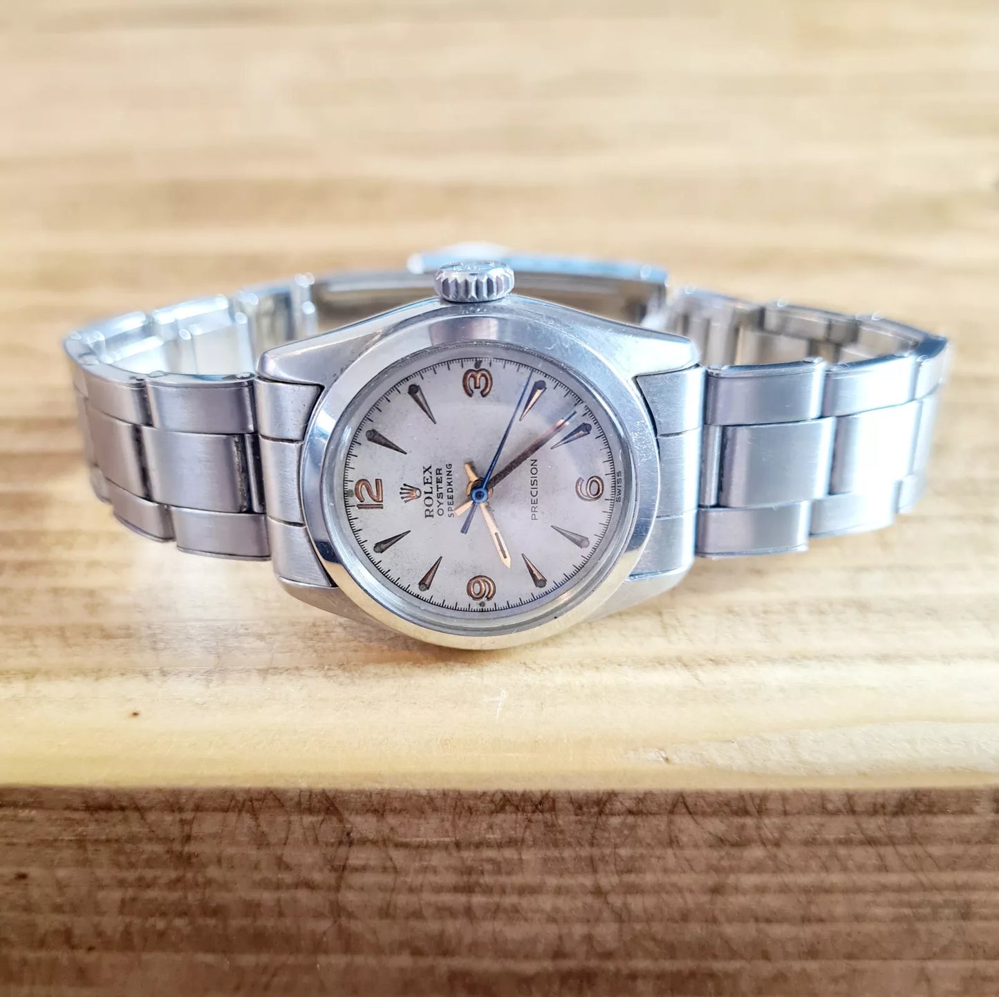 ROLEX OYSTER SPEEDKING Ref 6056 | 1950s | Rivet Bracelet