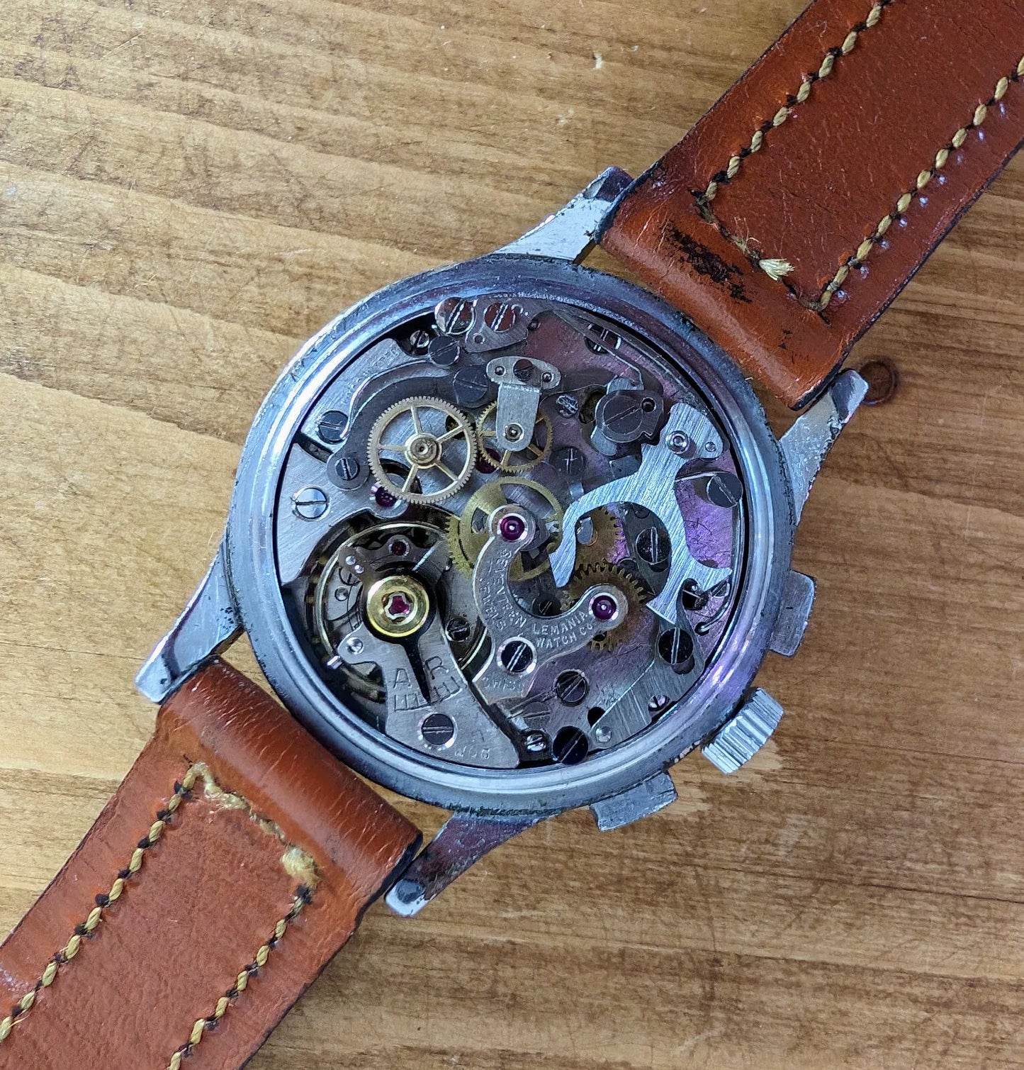 Vintage Lemania 105 Wakmann Vintage Chronograph