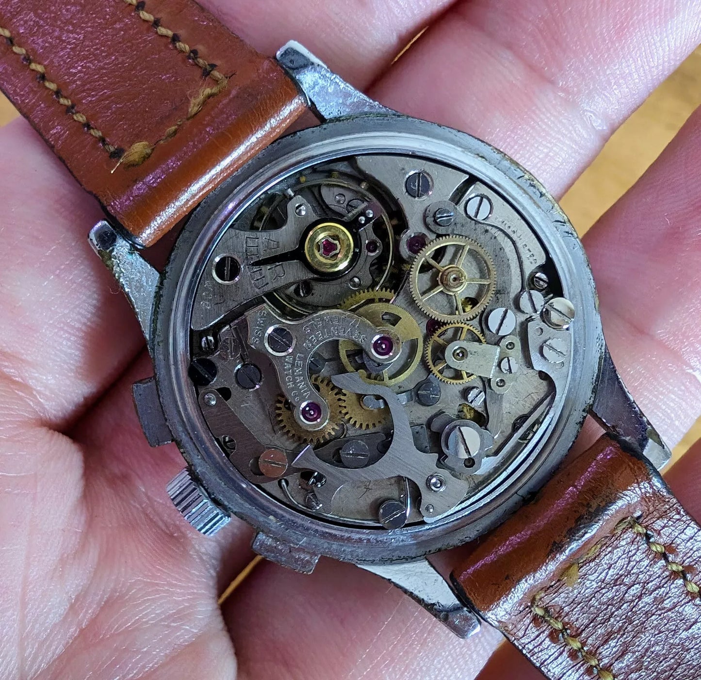 Vintage Lemania 105 Wakmann Vintage Chronograph