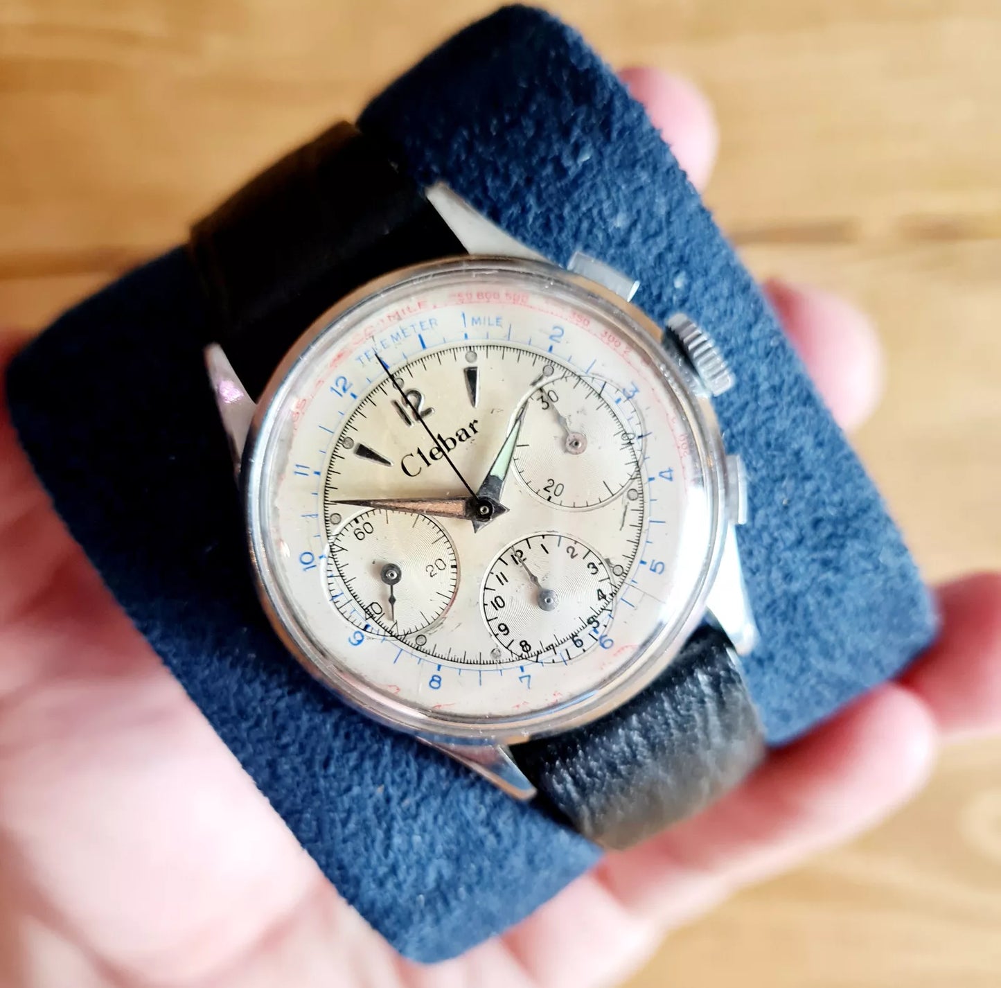Clebar Vintage Chronograph 1950's Valjoux 72 - Serviced and Warranted