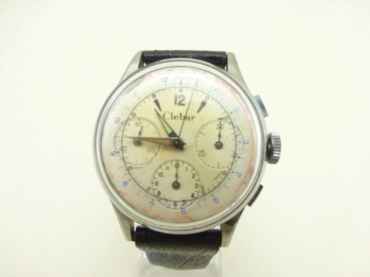 Clebar Vintage Chronograph 1950's Valjoux 72 - Serviced and Warranted