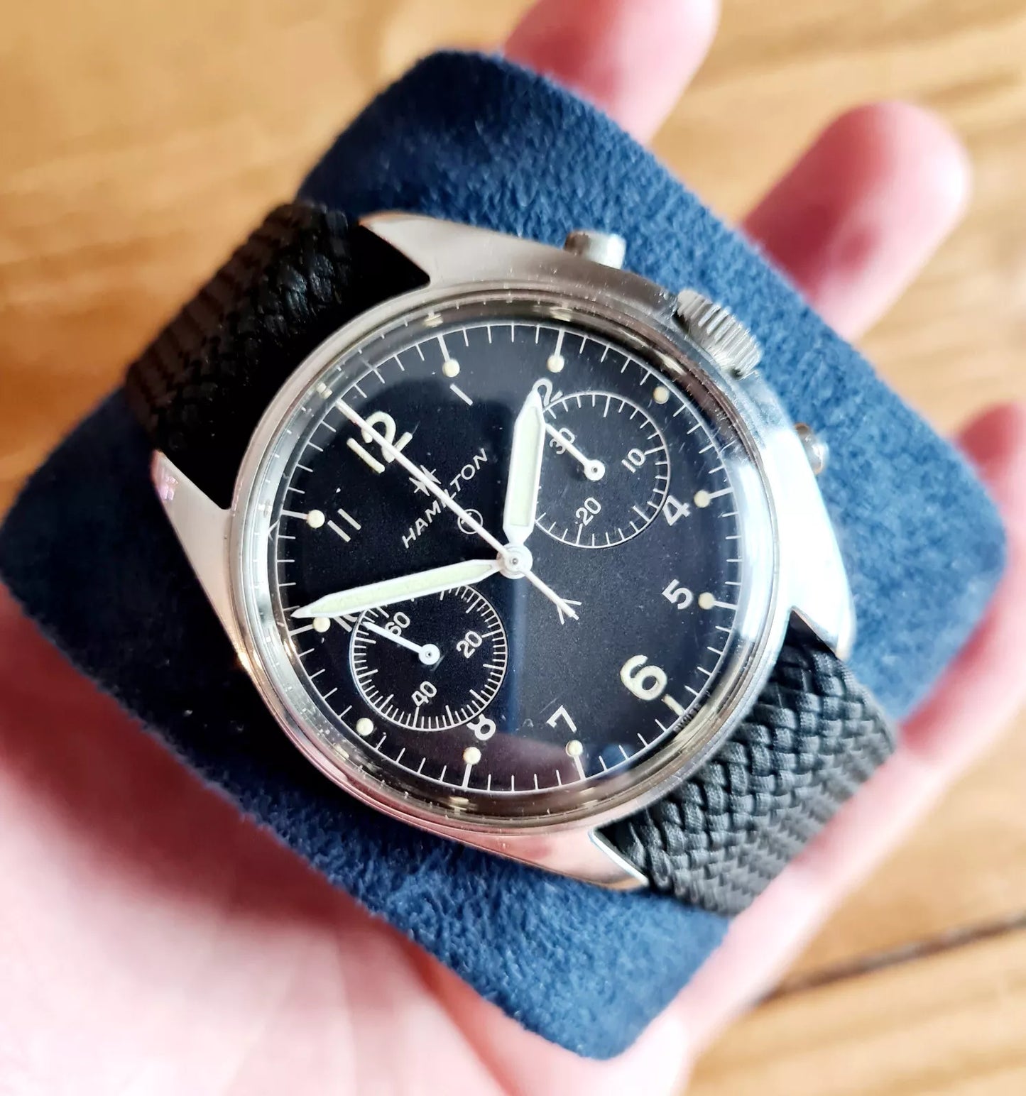 Hamilton British Military RAF "Fab Four Chronograph with Warranty