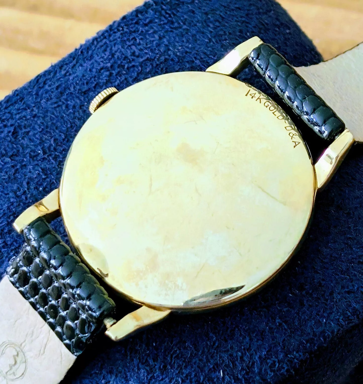 Lecoultre 14k Sub Seconds Large Cased
