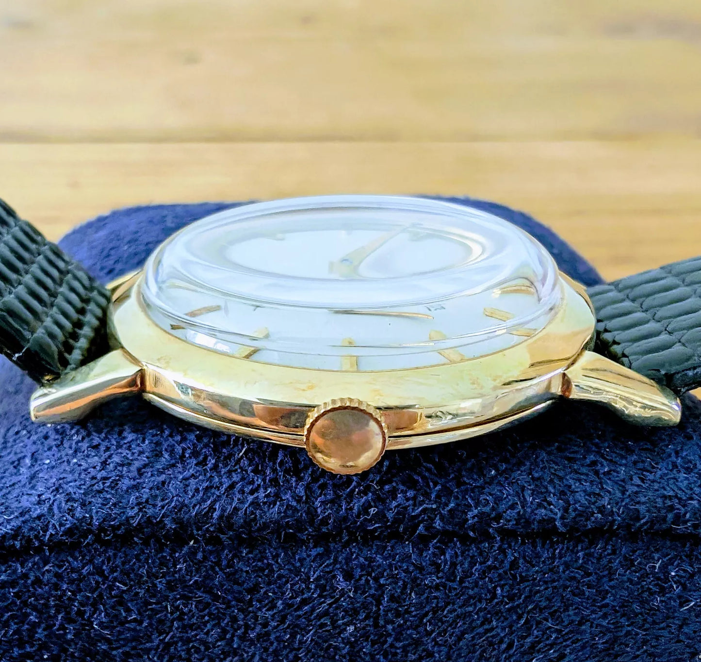 Lecoultre 14k Sub Seconds Large Cased