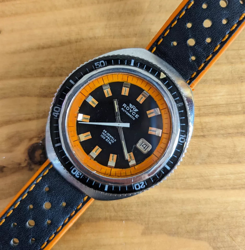 Royce Vintage Divers 1000 Meters/100ATM 43mm Automatic