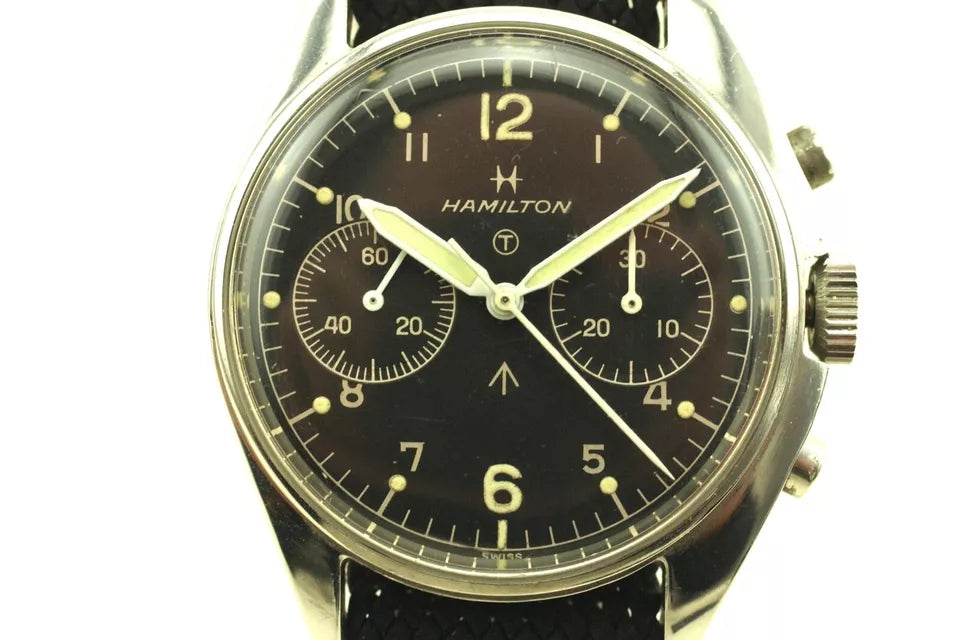 Hamilton British Military RAF "Fab Four Chronograph with Warranty