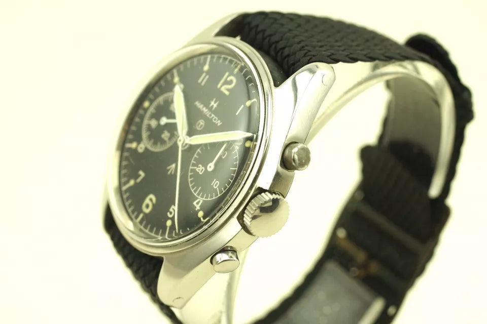 Hamilton British Military RAF "Fab Four Chronograph with Warranty