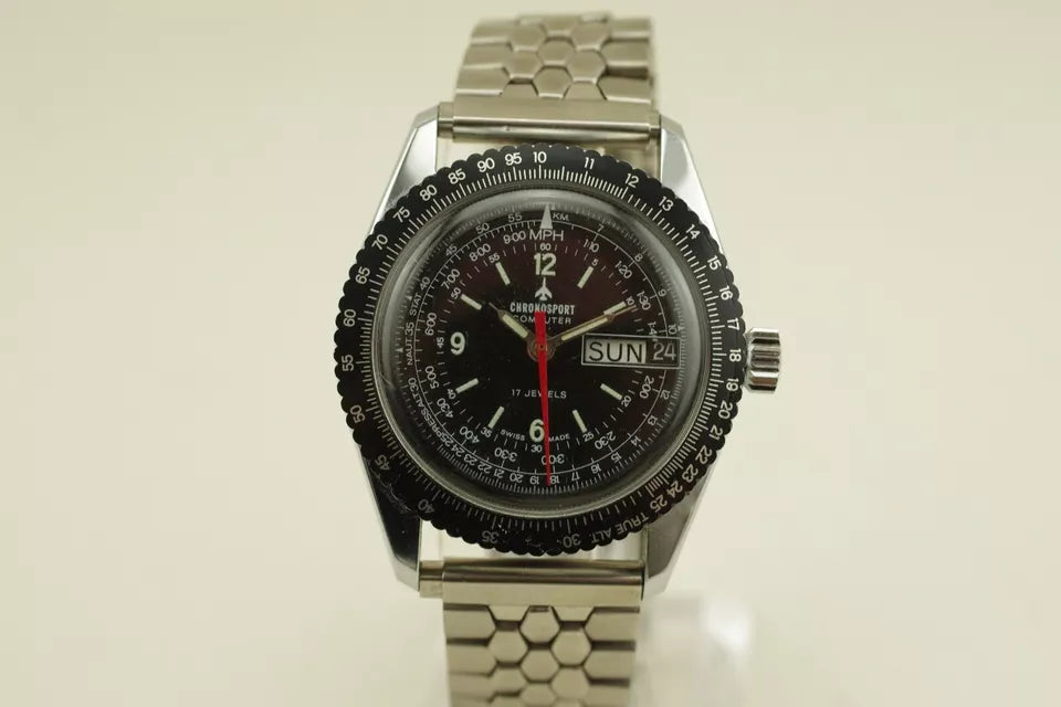Chronosport Computer Vintage watch Serviced and Warranted