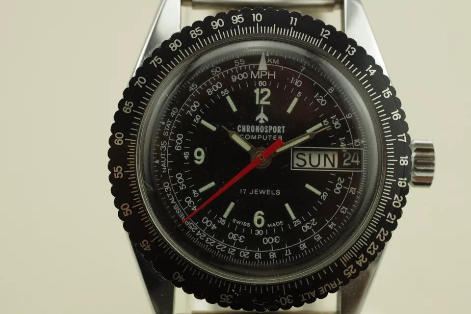 Chronosport Computer Vintage watch Serviced and Warranted