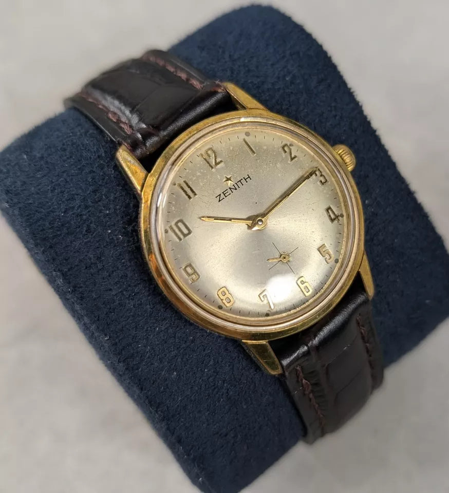 Vintage Zenith Watch Gold Plated Cal 2531