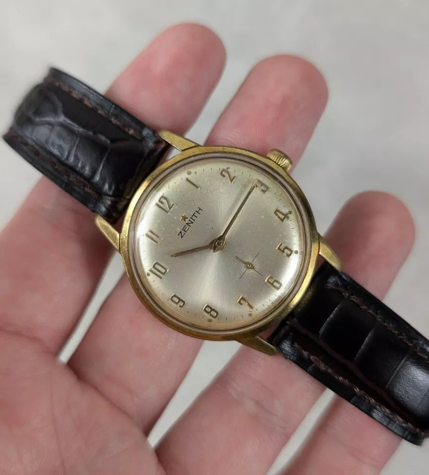 Vintage Zenith Watch Gold Plated Cal 2531