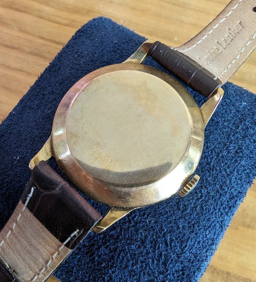 Vintage Tudor 1953 Solid 9k Gold Fantastic Linen Dial | Serviced