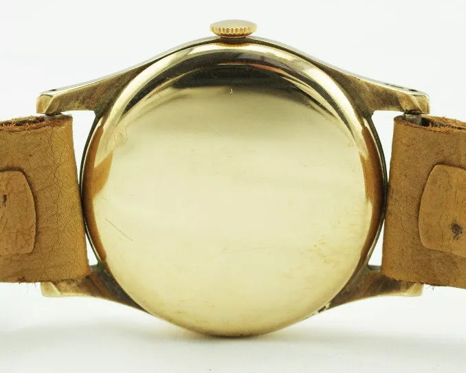 9ct Rolex Shock Resisting Dennison Cased Watch