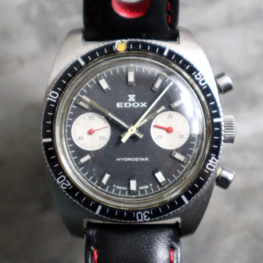 Edox Hydrostar Vintage Chronograph – Valjoux 7733 Reverse Panda