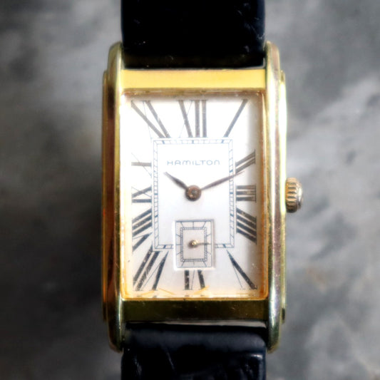 Hamilton Ardmore Quartz Gold Plated Watch