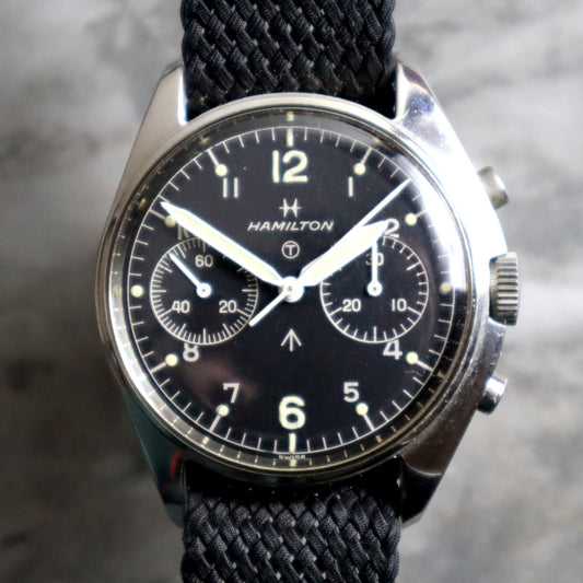 Hamilton British Military RAF "Fab Four Chronograph with Warranty