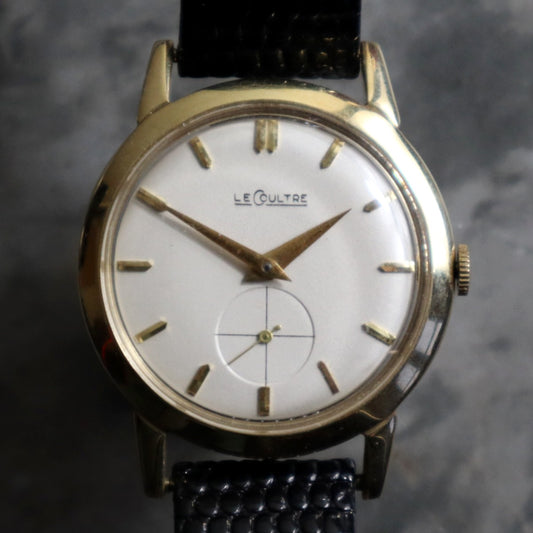Lecoultre 14k Sub Seconds Large Cased