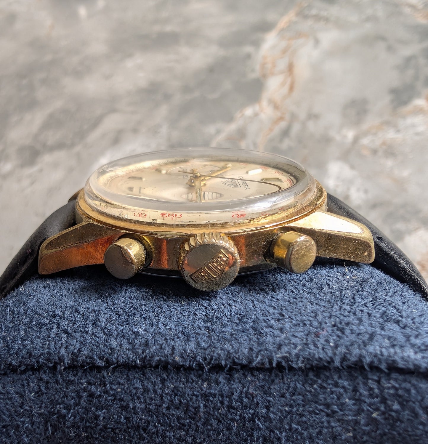 Vintage Heuer Carrera Chronograph 3648 Triple Signed and Warranted