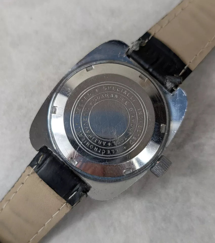 Naval Fellowcrest Date Divers Style Vintage Watch Early 70's