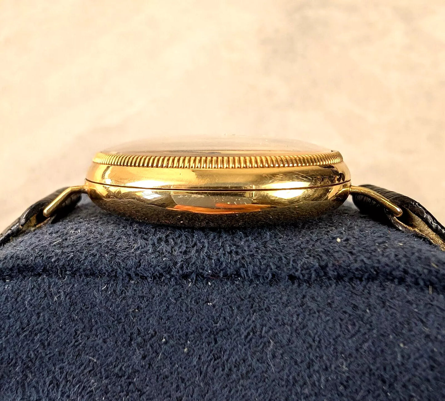 18ct Omega Military Officers Trench Watch - Very Rare Early Model