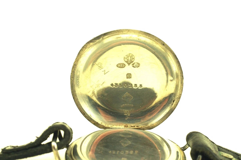 Very Early Omega Wrist Watch circa 1903 Silver Cased