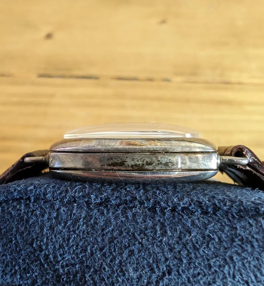 1929 Omega Solid Silver Dennison Cased | Douglas Dudley